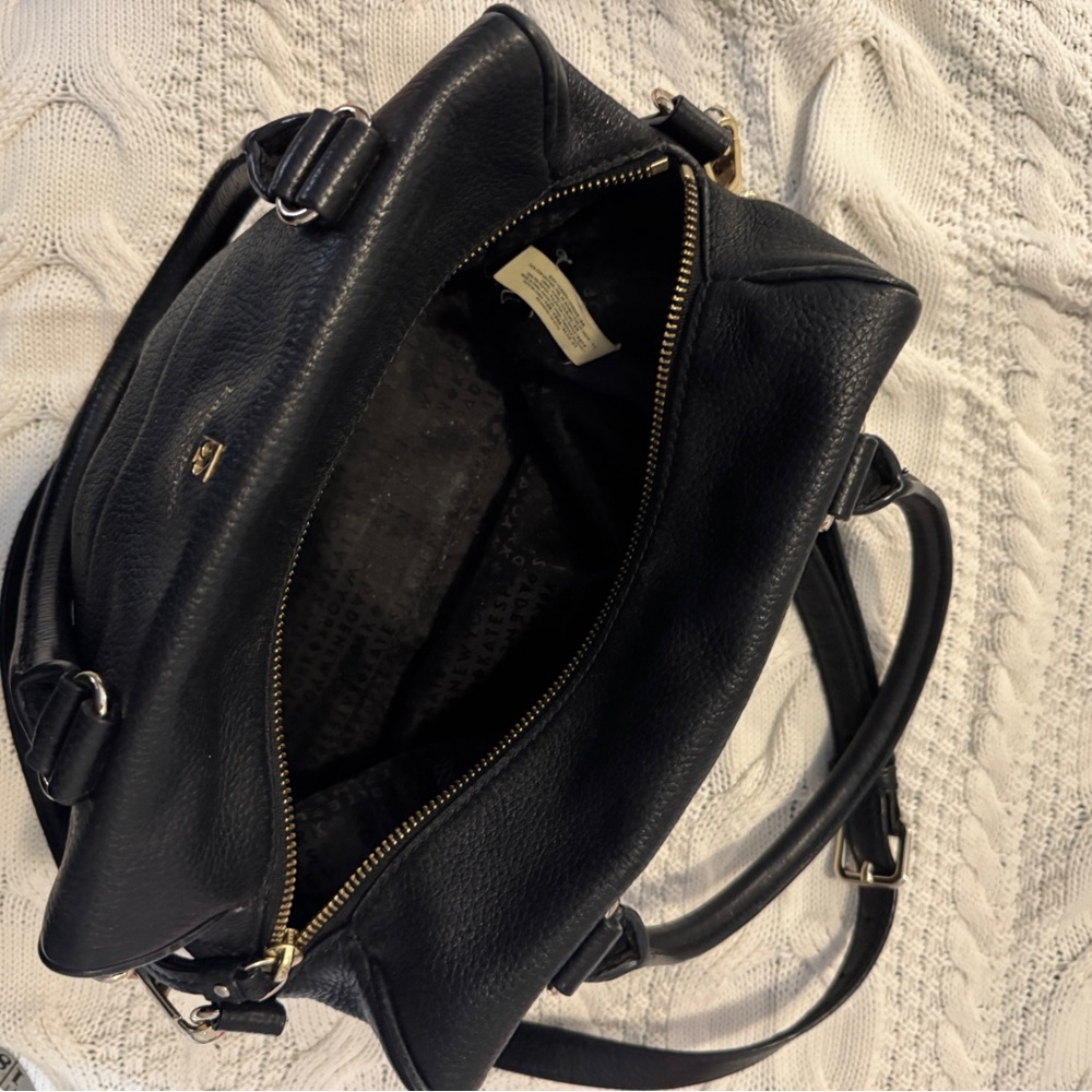 Kate Spade Black Pebbled Leather Satchel - Picture 8 of 10